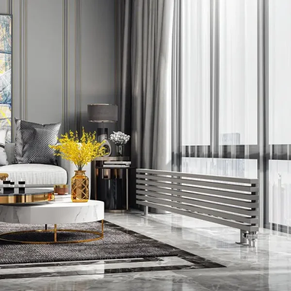 Стальной напольный радиатор отопления Warmmet Luxe 60HN высотой 380 мм