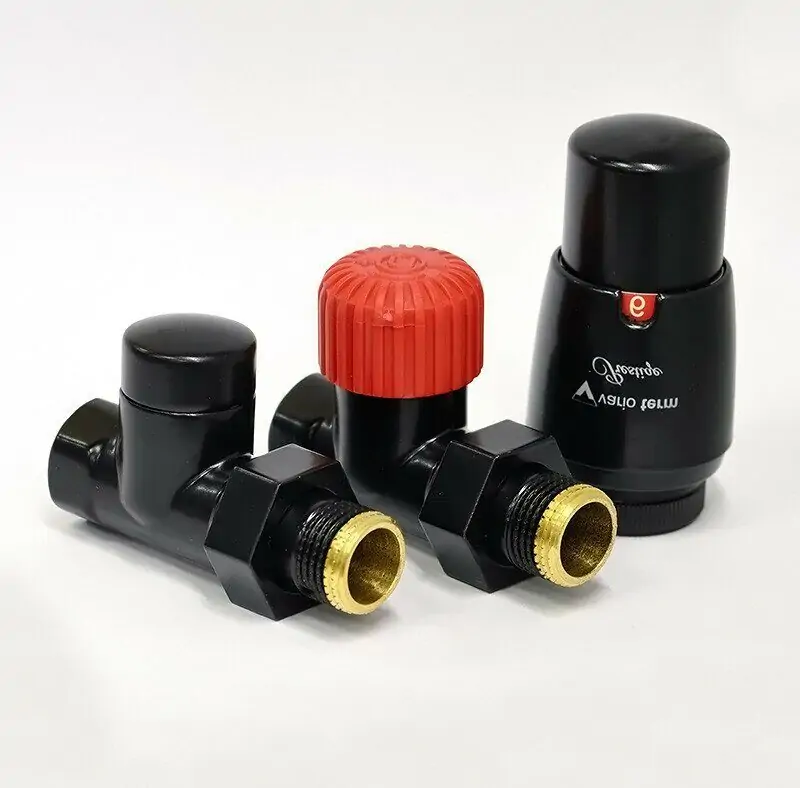 Комплект проходной VARIO TERM Royal c термоголовкой Prestige (черный матовый)