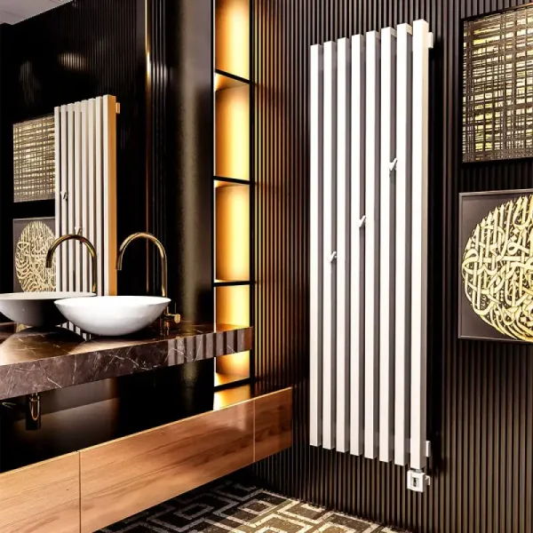Электрический радиатор полотенцесушитель Warmmet Luxe 60VE высотой 750 мм