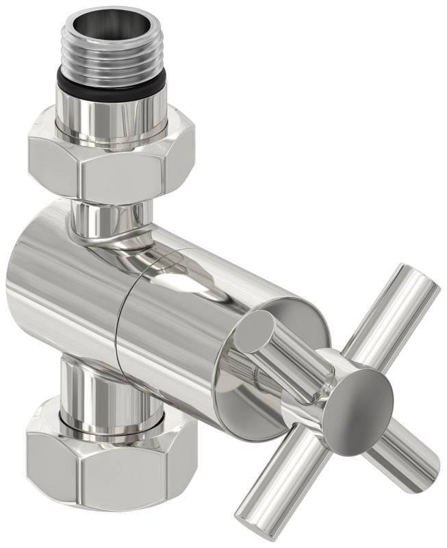 Вентиль прямой (крест) G 1/2" НР х G 3/4" НГ (Без покрытия)