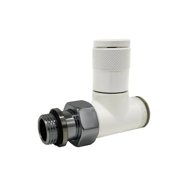 Прямой вентиль SR Rubinetterie Tondera 1/2"х3/4" E, ручная регулировка, цвет белый