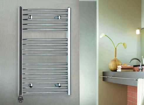 Полотенцесушитель Purmo Banga 862x500, цвет хром
